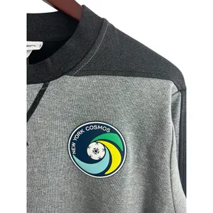 New York Cosmos Sweatshirt Small Women’s Gray Inaria Soccer Futbol Blokecore NEW thumbnail 3