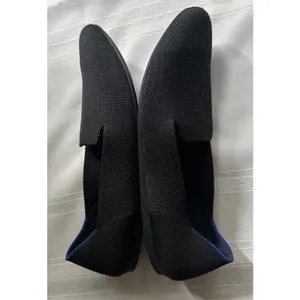 Rothy's The Loafer Black Round Toe Knit Ballet Flats Women's Size W12/EU 43 thumbnail 6