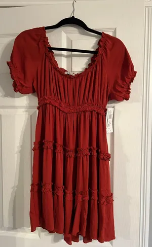 Western Dress Orange thumbnail 1