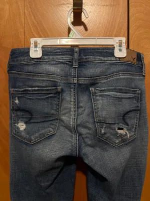 American Eagle Ripped Skinny Jeggings thumbnail 6