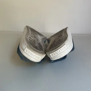 Tommy Hilfiger Women’s Denim Slip On Mule Sneakers Size 5.5 Blue Flag Logo thumbnail 10