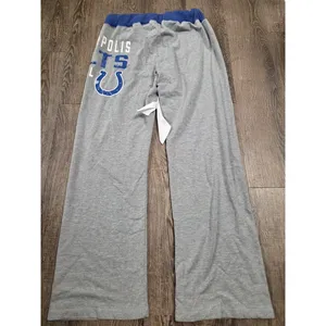 NFL Genuine Brand Women's Indianapolis Colts Gray Straight Wide Leg Pants Medium thumbnail 5
