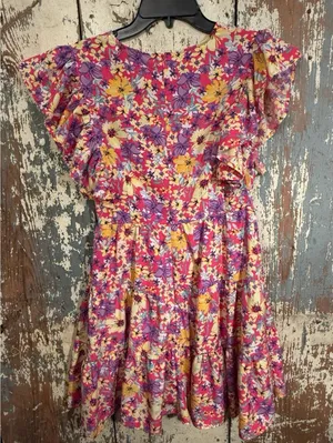 Entro floral mini v-neck dress, size Small thumbnail 6