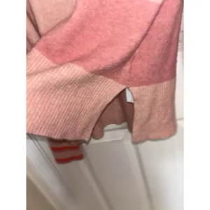 J Crew Supersoft Pink Striped Merino Wool Alpaca Blend Turtleneck Sweater M thumbnail 6