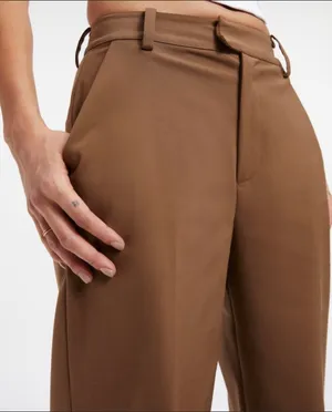 Good American // NWT Sepia Woven Trousers thumbnail 3