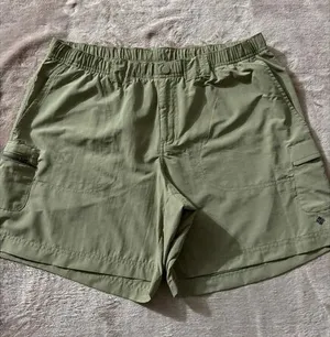 Columbia Women's Green Omni Shield Short Court Nylon Shorts Size M‎ thumbnail 1