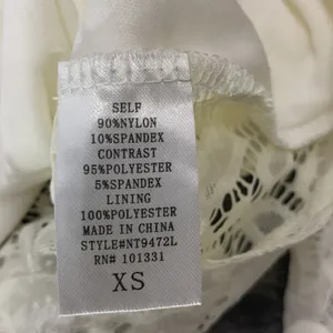 Charlotte Russe 3/4 Sleeve Lace White Crop Top Size XS NWT thumbnail 8