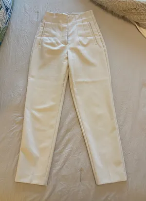 ZARA Slacks Cream thumbnail 5