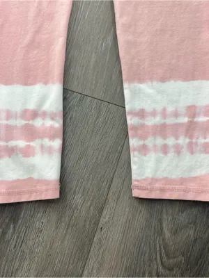 Aerie Chill Play Move Pink Tie Dye High Rise Leggings Size Large thumbnail 5