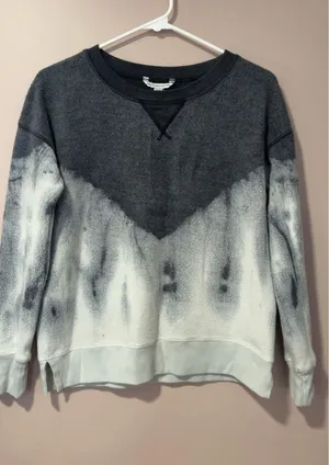 American Eagle Inside Fleece Out Sweatshirt Tie-dye thumbnail 1