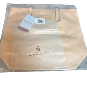 Calvin Klein Fragrance Light Pink Double Handle Beach Travel Tote Bag NIB thumbnail 9