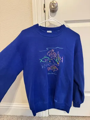 hawaii crewneck sweatshirt Blue Size M thumbnail 1