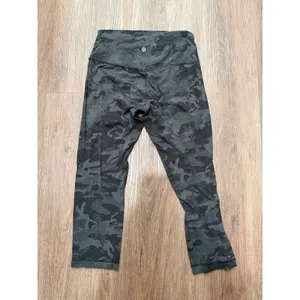 Lululemon Align High-Rise Crop 21 Heritage 365 Camo Deep Coal‎ Multi Size 8 thumbnail 2