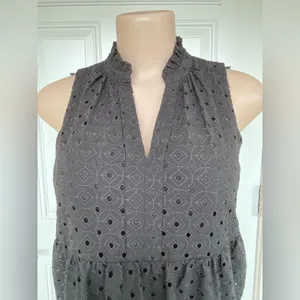Lilly Pulitzer Black Eyelet Mini Dress thumbnail 4