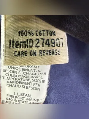 L.L. Bean Women’s Original Fit Pleaded Navy Cropped Trousers Size 18 Petite thumbnail 5