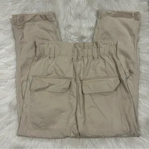 BDG Urban Outfitters‎ Tan High Waist Paperbag Cargo Carpenter Pants Small thumbnail 3