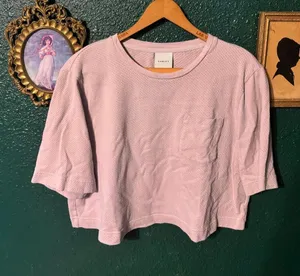 Varley Purple Vented Cropped Top Sz Medium thumbnail 1