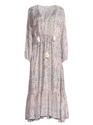 Roller Rabbit Odila Olaya maxi dress size small MSRP $198 thumbnail 2