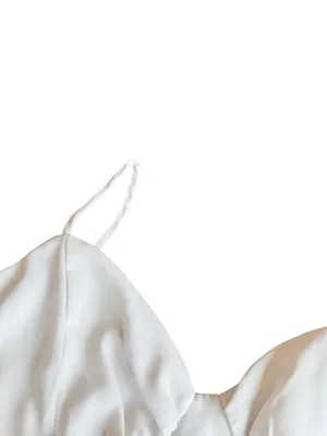 Princess Polly White Ivory Triangle Bralette Adjustable Strap Size 6 Women's thumbnail 6