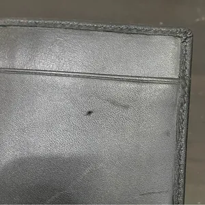 COACH Black Leather Bifold Checkbook Insert Wallet thumbnail 8