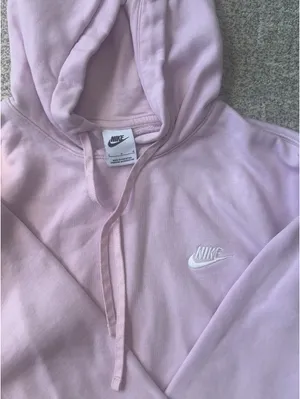 Nike Hoodie Sweatshirt light pink Large thumbnail 2