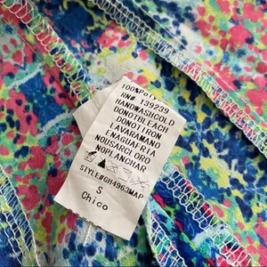 Do&Be Watercolor Printed Cut Out Strapless Dress S thumbnail 13