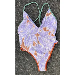 Maaji Lavander Wisteria Mae Reversible One-Piece Swimsuit Size Small thumbnail 11
