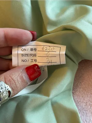 Light green satin spaghetti strap formal dress lace up back and side slits 0 thumbnail 6