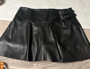 Leather Skirt WeWoreWhat Faux thumbnail 1