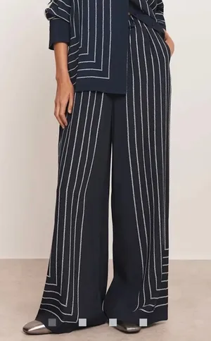Mint Velvet Navy Trouser Blue thumbnail 1