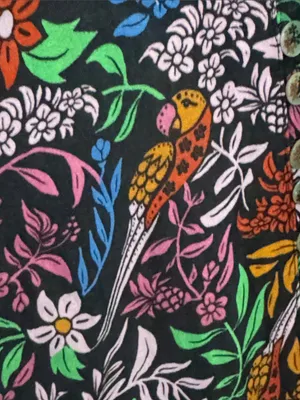 FARM Rio Tropical Garden Midi Dress V-Neck Viscose Size Large Retail $275🌺 thumbnail 9