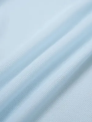 Berlook Activewear Light Blue Halter Neck Ruched Mesh Sports Bra thumbnail 6