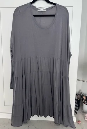 Free People tiered cotton dress thumbnail 1