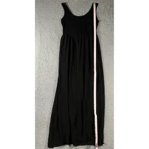 Black Maxi Dress Women 8 EU‎ 40 Sleeveless Empire Waist Boho Witchy Whimisgoth thumbnail 10