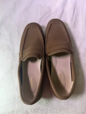 Woven Penny Loafers Mules in Tan for Women thumbnail 9