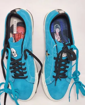 womens Converse Cons X Paradise Sean Pablo One Star Pro Rapid Teal 6.5 thumbnail 1