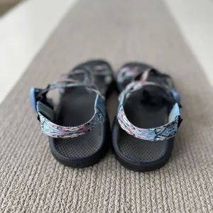 Chaco Navy Blue Graphic Print Strappy Hiking Outdoor Gorpcore Sandals Size 9 thumbnail 5
