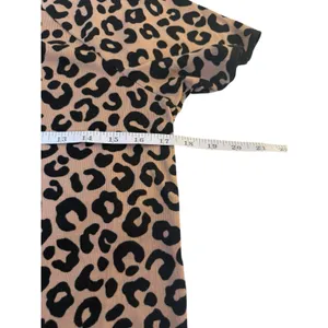 Kate‎ Spade Top Women XS Extra Small Short Sleeve Animal Print Pajama Knit Shirt thumbnail 7