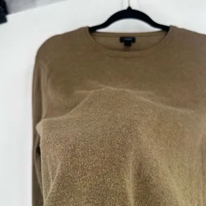 J. Crew Military‎ Green Cotton Wool Blend Sweater Size Small Oversized thumbnail 10