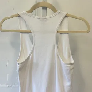Guess White Gold Metallic Heart Studded Racerback Tank Top Large Embellished thumbnail 4
