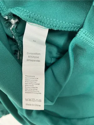 Allure High-Waist Bike Shorts in Deep Teal 982 thumbnail 3