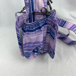 Lug Flapper SE Quilted Convertible Crossbody Bag Love Waves Purple Stripes NWOT thumbnail 7