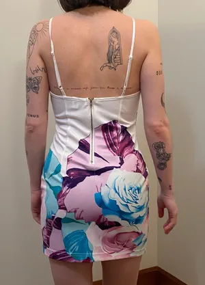 Xinyan Floral Dress thumbnail 2