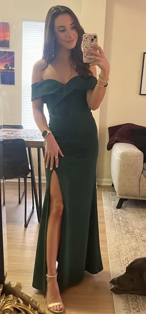 Lulus Off-the-Shoulder Maxi Dress thumbnail 1