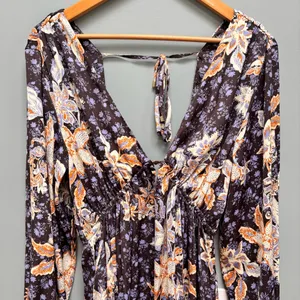 Free People Soli Mini Long Sleeve Satin Dress M thumbnail 8