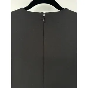 Calvin Klein Black Midi Dress 2 Tulip Pleated Front • Classic Office • Elegant thumbnail 6