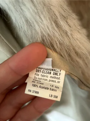 Monterey Fashions Vintage Long Faux Fur Coat in Cool Gray Women's Winter Coat thumbnail 7