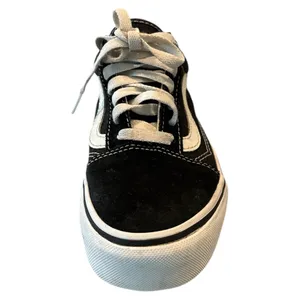 Vans Black and White Old Skool Sneakers thumbnail 6