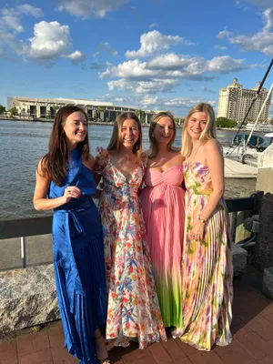 Pleated Formal Dress Lulus Maxi thumbnail 3
