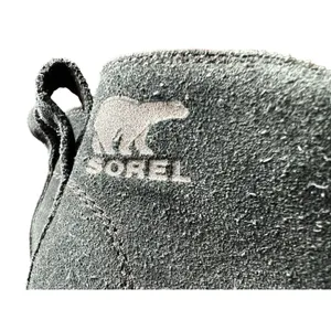 Women’s 8.5 SOREL Evie Bootie Leather Pull-On‎ Ankle Black Chelsea Boots ExCon thumbnail 7